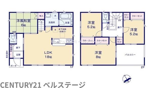 JR内房線　富津市西大和田　新築戸建1号棟