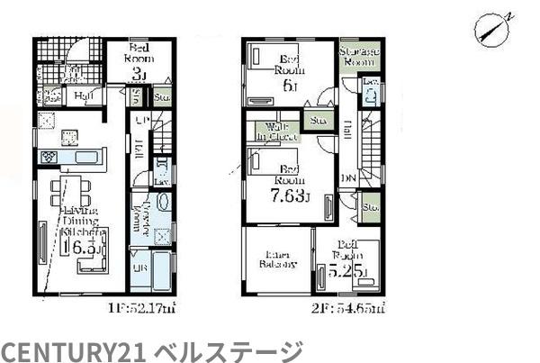 JR内房線　袖ケ浦市蔵波台1丁目　新築戸建1号棟