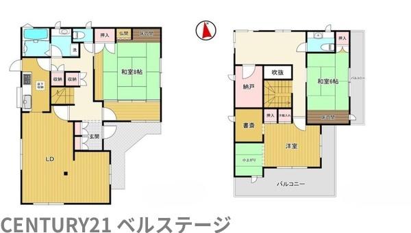 木更津市畑沢南1丁目の中古一戸建て(間取り)