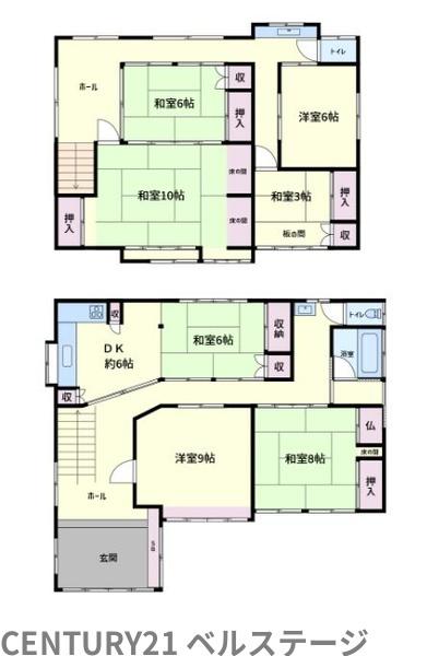 南房総市富浦町宮本の中古一戸建て(間取り)