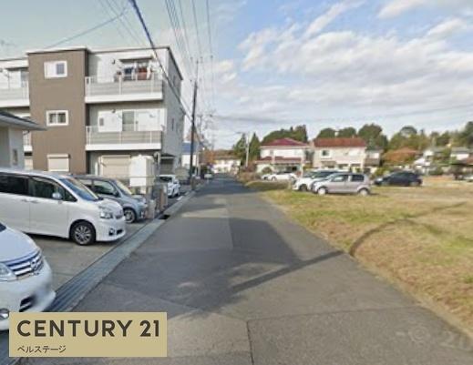JR外房線 茂原市萩原町 新築戸建1号棟(前面道路含む現地写真)