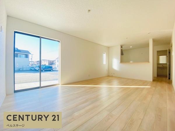 JR外房線 茂原市萩原町3丁目 新築戸建3号棟(リビング)