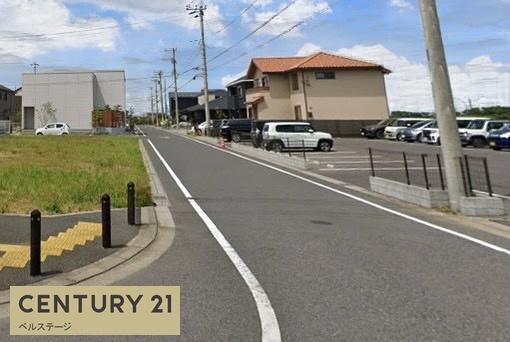 袖ケ浦市袖ケ浦駅前2丁目の土地(前面道路含む現地写真)