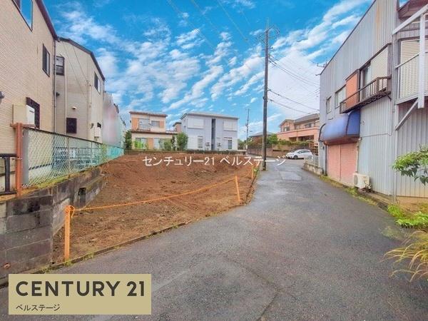 小湊鐡道 市原市馬立 新築戸建(前面道路含む現地写真)