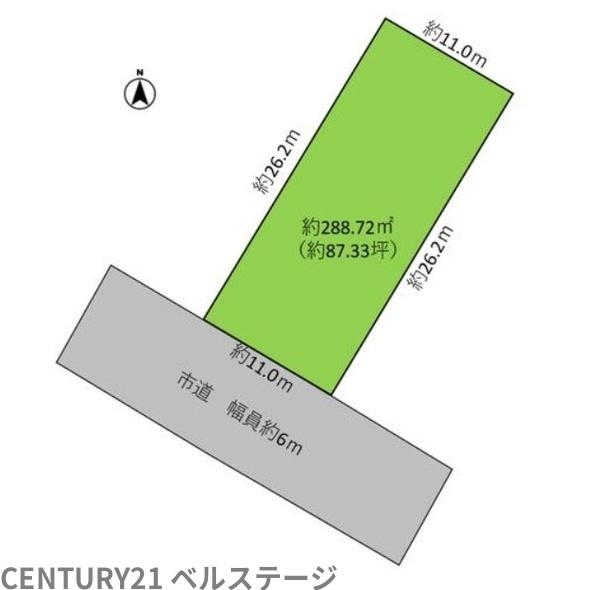 君津市北子安１丁目の土地
