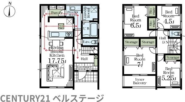 JR内房線　市原市椎の木台1丁目　新築戸建2号棟