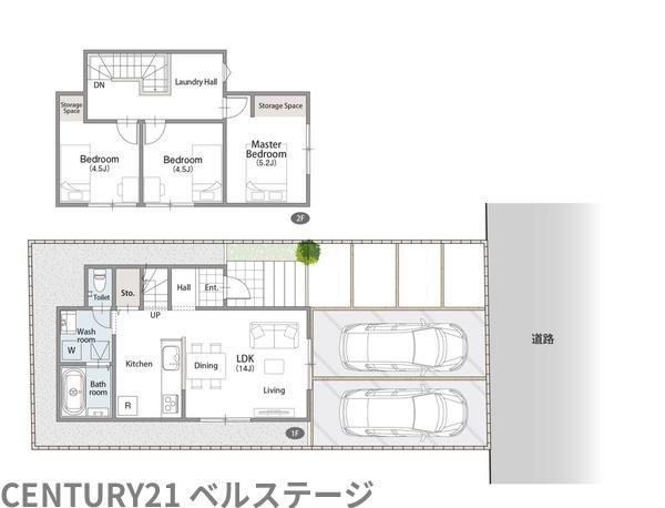 JR内房線　木更津市真舟1丁目　新築戸建4号棟