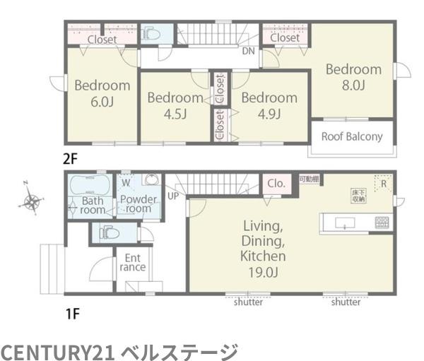 JR内房線　富津市青木3丁目　新築戸建3号棟