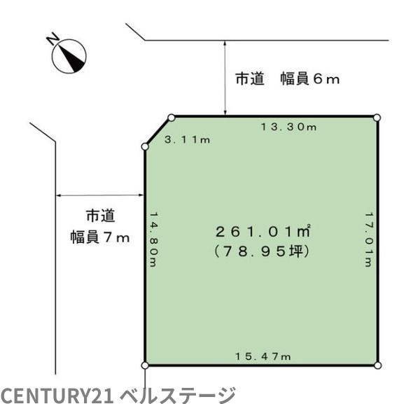 JR内房線　市原市青葉台3丁目　売土地
