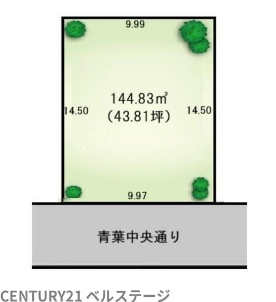 JR内房線　市原市青葉台4丁目　売土地