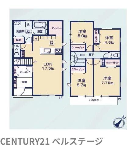 JR内房線　市原市西五所　新築戸建3号棟