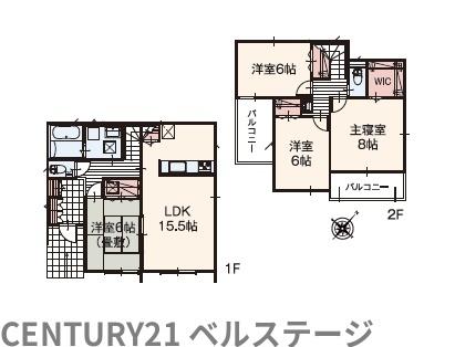 JR内房線　木更津市中島　新築戸建5号棟