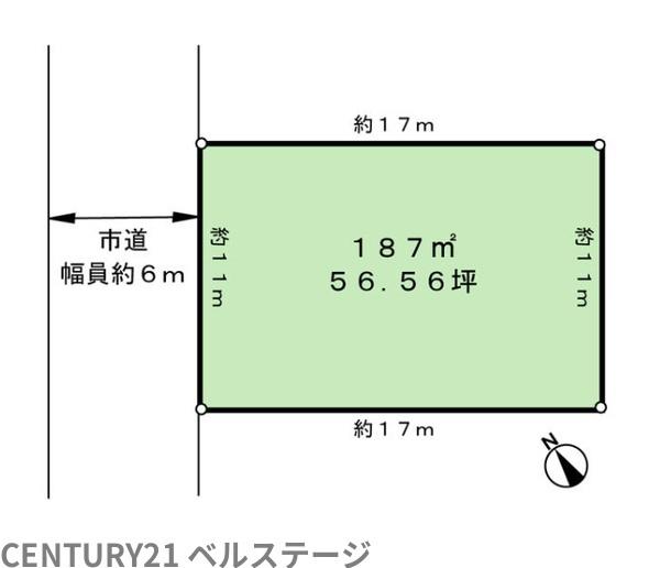 JR内房線　市原市青葉台5丁目　売土地