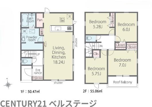 JR内房線　君津市人見3丁目　新築戸建13号棟