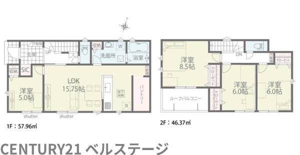 JR内房線　市原市諏訪2丁目　新築戸建2号棟