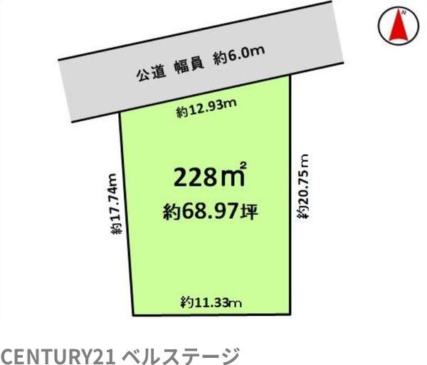 JR内房線　木更津市真舟4丁目　売土地