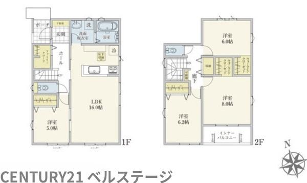 JR内房線　市原市辰巳台西5丁目　新築戸建1号棟
