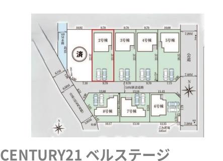 JR内房線　木更津市牛込　新築戸建2号棟