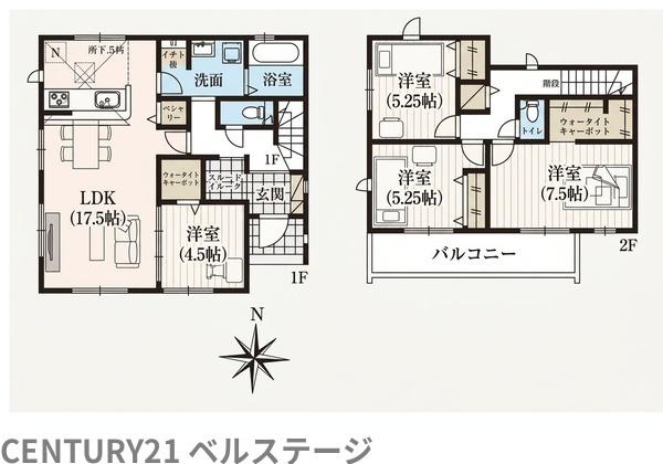 JR内房線　木更津市牛込　新築戸建3号棟
