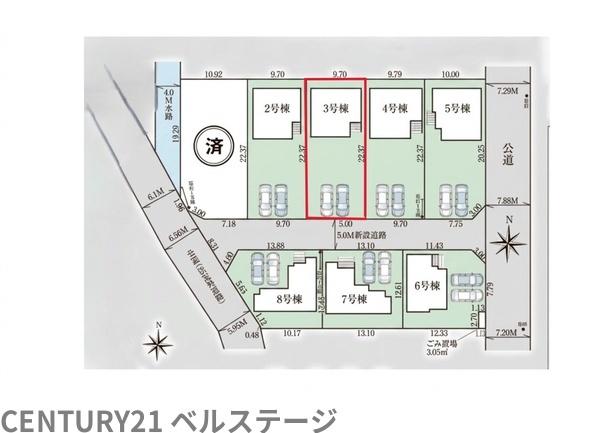 JR内房線　木更津市牛込　新築戸建3号棟