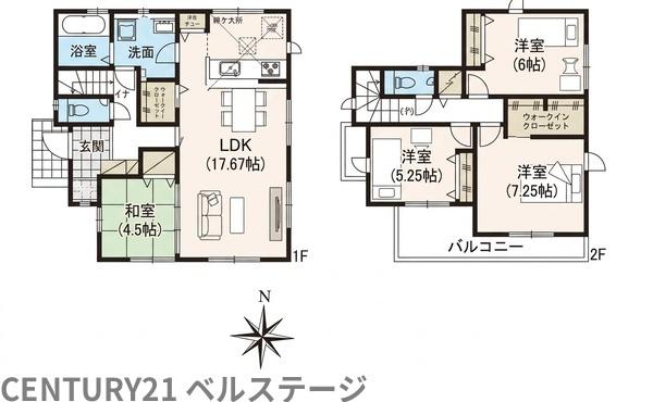 JR内房線　木更津市牛込　新築戸建5号棟