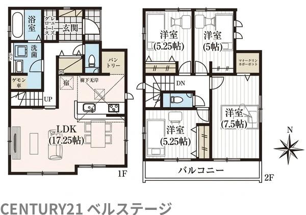 JR内房線　木更津市牛込　新築戸建6号棟