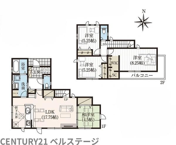 JR内房線　木更津市牛込　新築戸建7号棟