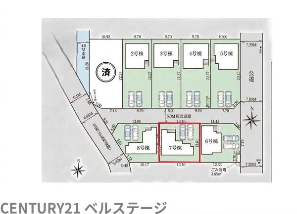 JR内房線　木更津市牛込　新築戸建7号棟