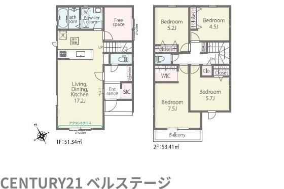 JR内房線　君津市北子安１丁目　新築戸建3号棟