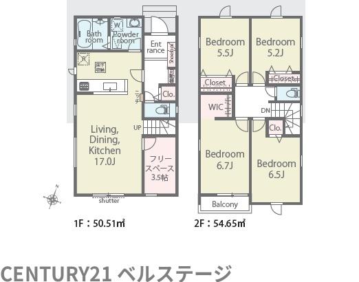JR内房線　君津市人見　新築戸建2号棟