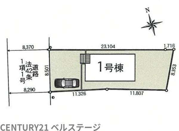JR内房線　木更津市桜井　新築戸建1号棟