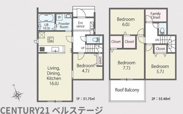 JR内房線　市原市島野　新築戸建3号棟
