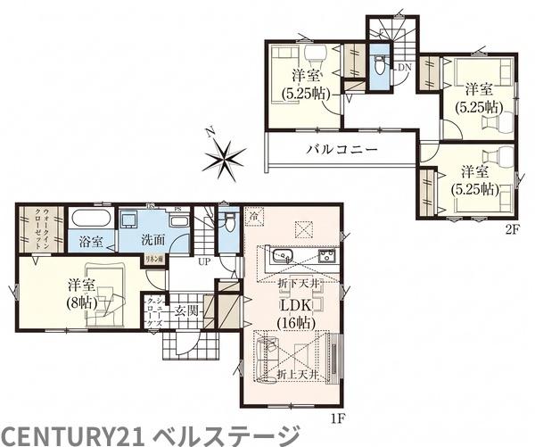 JR内房線　君津市外箕輪1丁目　新築戸建2号棟