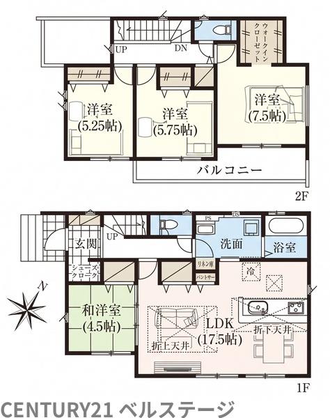 JR内房線　君津市外箕輪1丁目　新築戸建1号棟