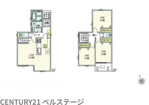 JR内房線　袖ケ浦市長浦駅前1丁目　新築戸建2号棟