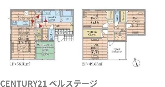 JR内房線　市原市青柳　新築戸建2号棟