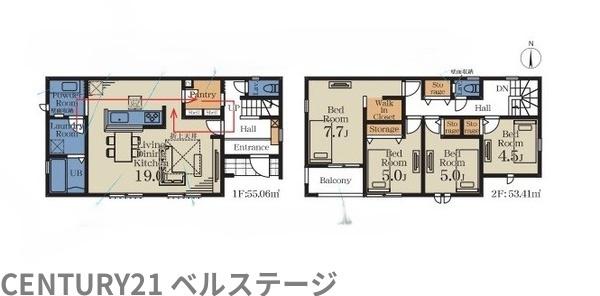 JR内房線　市原市青葉台7丁目　新築戸建1号棟