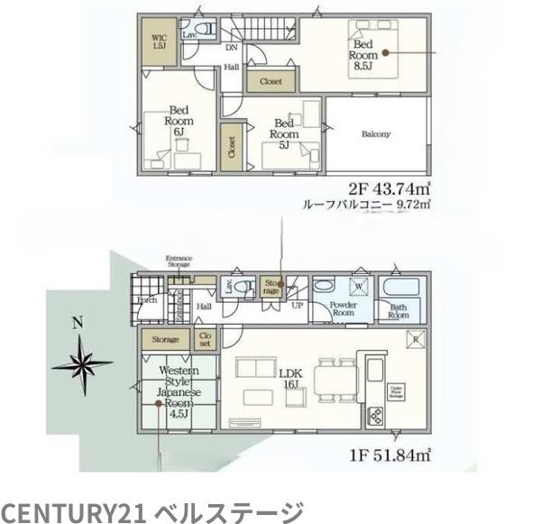 JR内房線　木更津市高柳　新築戸建4号棟