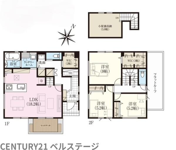 JR内房線　木更津市真舟1丁目　新築戸建1号棟