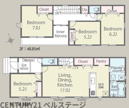 JR内房線　富津市青木3丁目　新築戸建4号棟