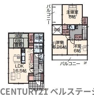 JR内房線　木更津市清見台南1丁目　新築戸建1号棟