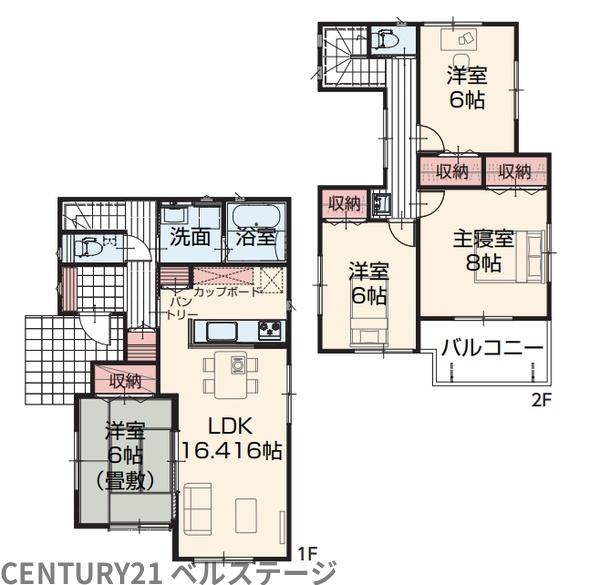 JR内房線　木更津市清見台南1丁目　新築戸建2号棟