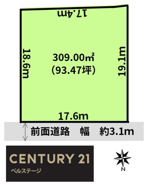 君津市北久保１丁目の土地
