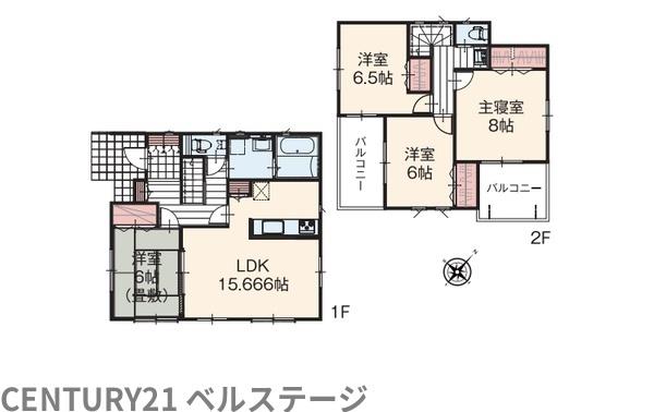 JR内房線　木更津市中島　新築戸建1号棟