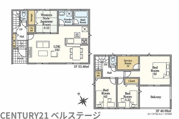 JR内房線　木更津市高柳　新築戸建1号棟