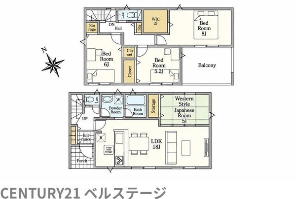JR内房線　木更津市高柳　新築戸建2号棟