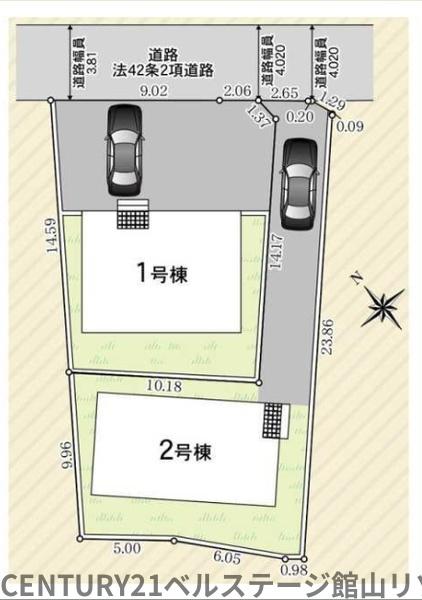 JR内房線　館山市館山　新築戸建2号棟