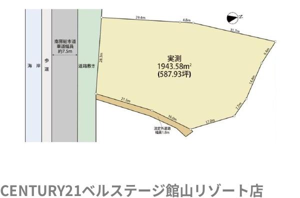JR内房線　南房総市白浜町白浜　売土地