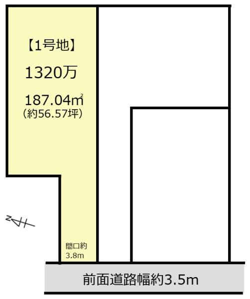 近江八幡市安土町上豊浦　1号地