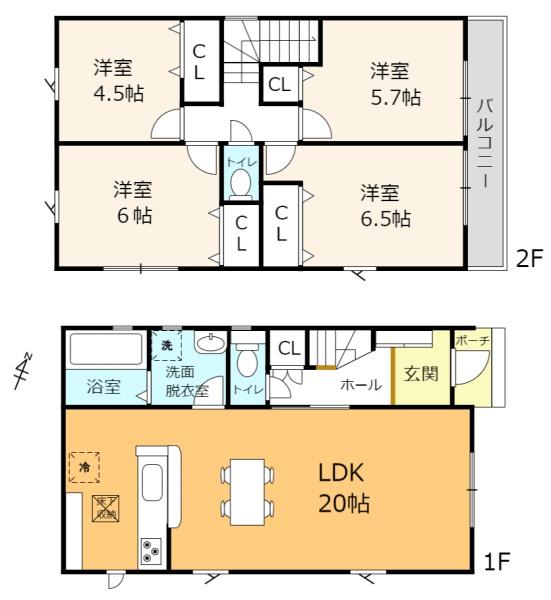近江八幡市鷹飼町23-1期　1号棟